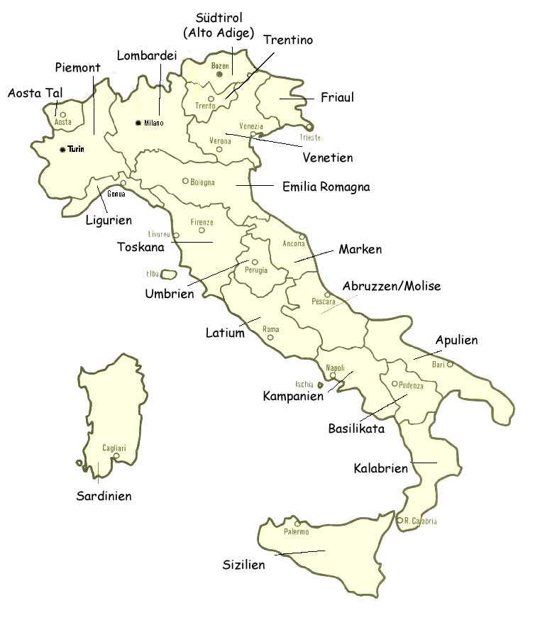 Weinregionen
